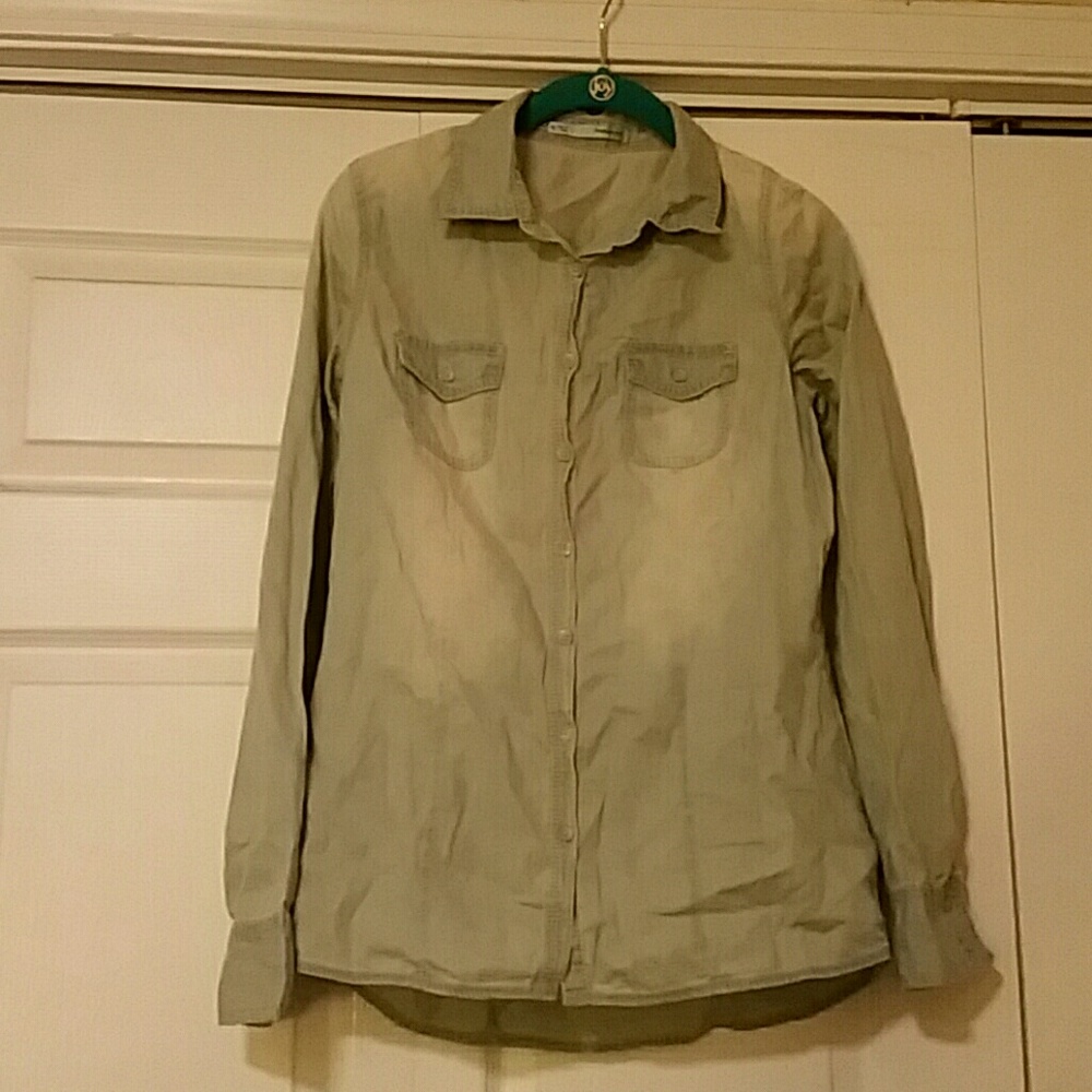 Maurice's denim shirt